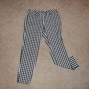 Express Plaid "Editor" Slacks